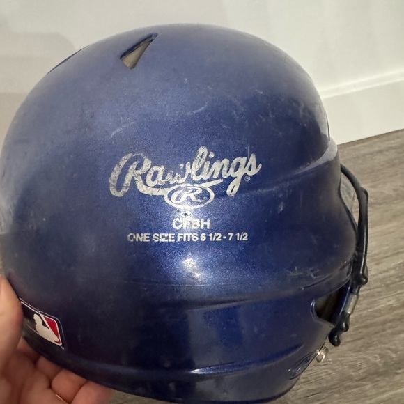 Rawlings Blue Softball Helmet - Picture 3 of 3